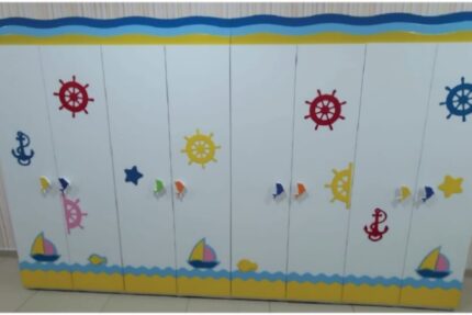 Deniz Figürlü Vestiyer(64 kişilik)